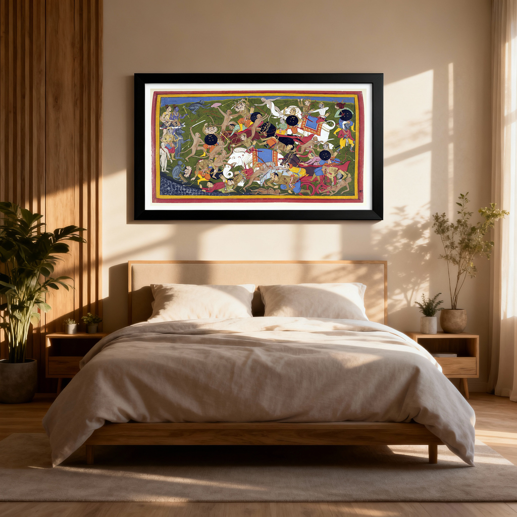 Battle at Lanka – Ramayana Miniature Art