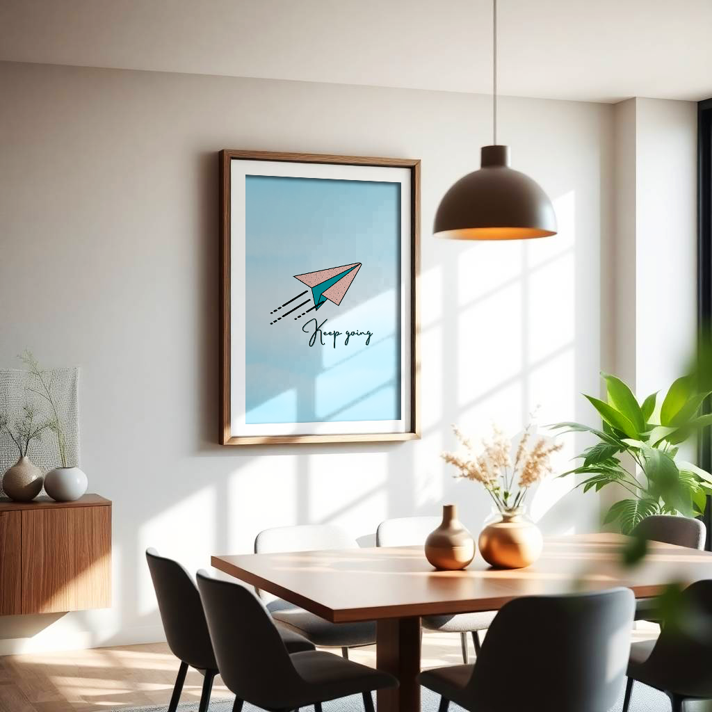 Paper Plane Motivation – Keep Going