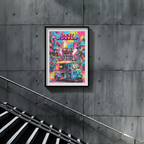 Desi Hustler Auto – Street Style Wall Art