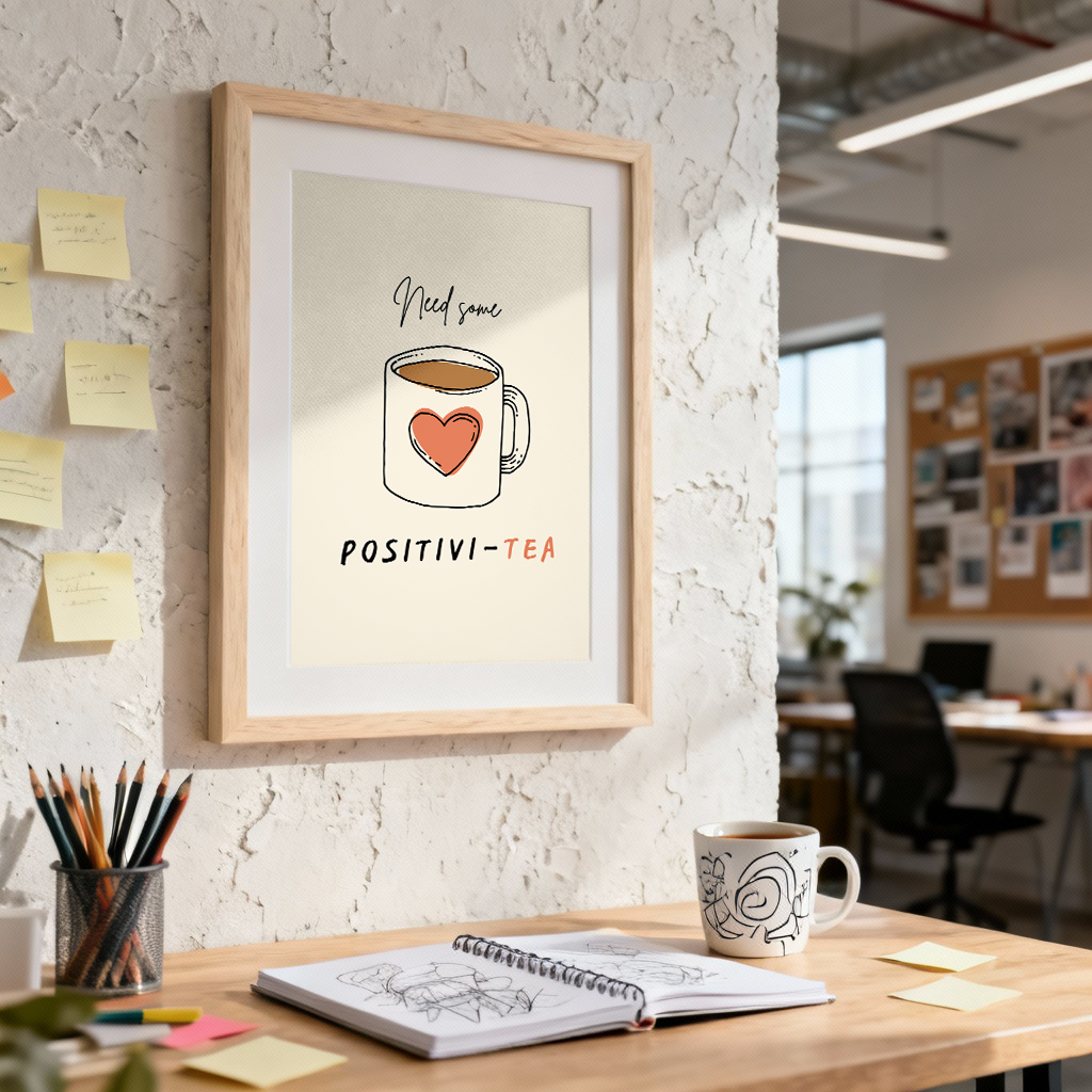 Need Some Positivi-Tea (Brown)