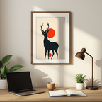 Scarlet Sun Deer