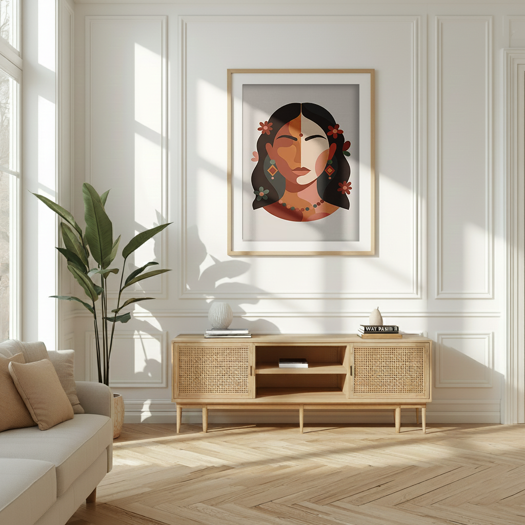 Feminine Muse Contemporary Wall Art