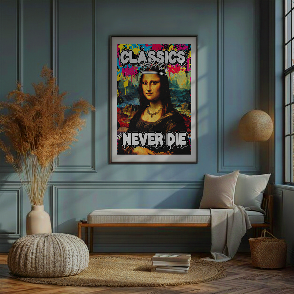 Classics Never Die – Graffiti Mona Lisa