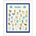 Cute Animals Alphabet Chart
