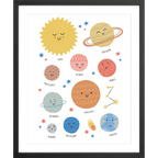 Cute Solar System Illustration
