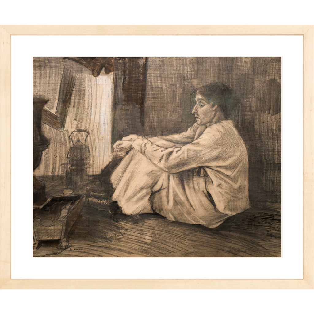 Woman Seated Near the Stove – Vincent van Gogh