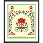 Lotus Floral Motif – Traditional Arch