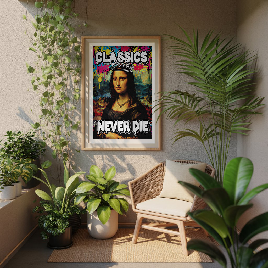 Classics Never Die – Graffiti Mona Lisa