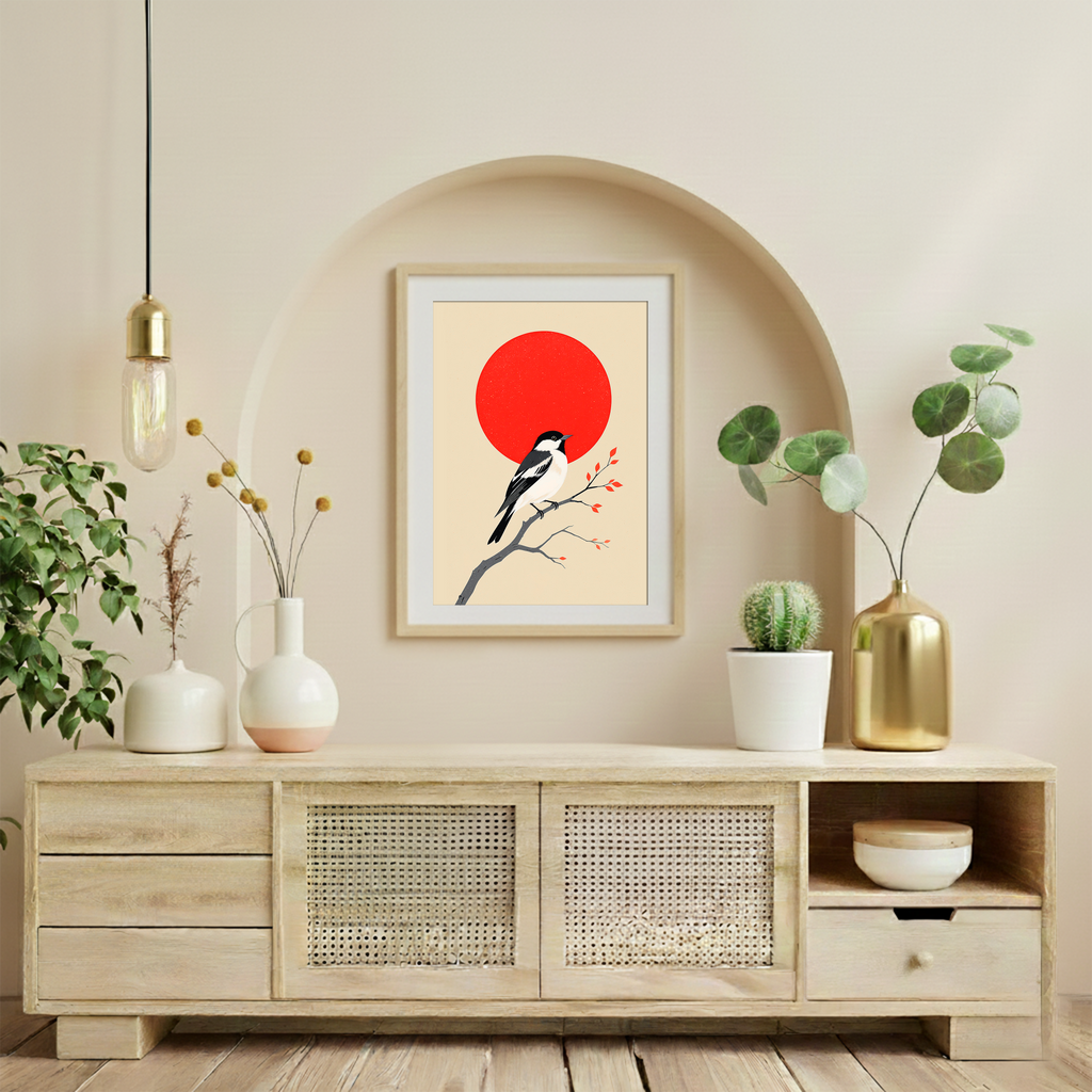 Scarlet Sun Bird