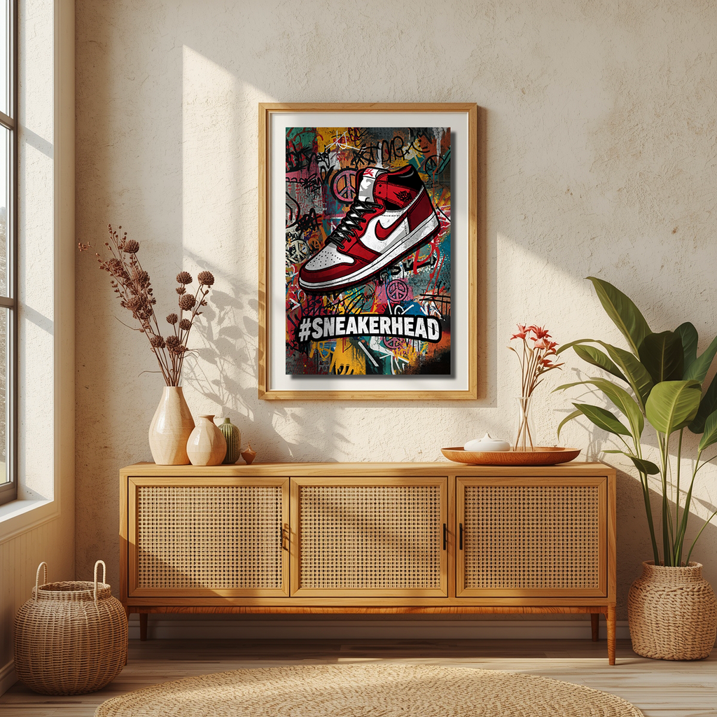 Sneakerhead Graffiti Poster