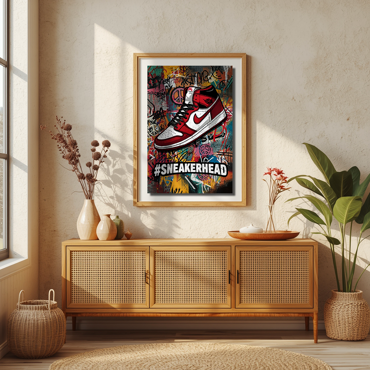 Sneakerhead Graffiti Poster