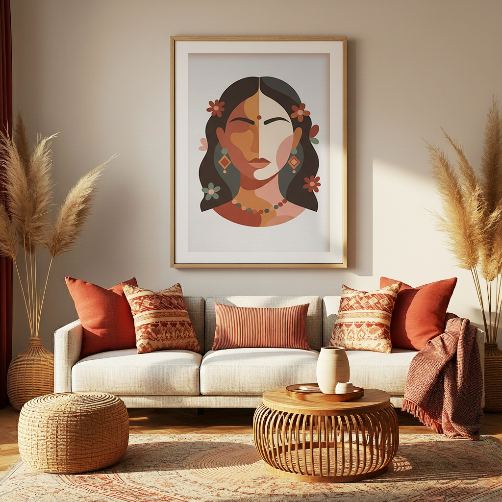 Feminine Muse Contemporary Wall Art