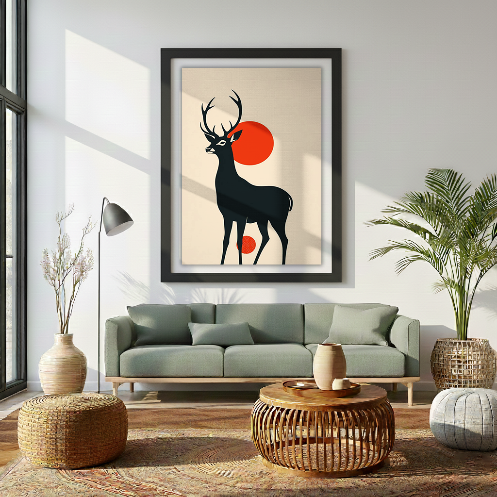 Scarlet Sun Deer