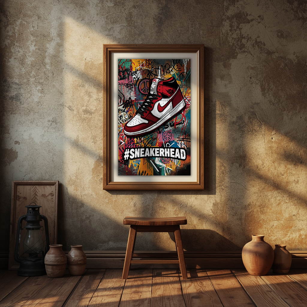 Sneakerhead Graffiti Poster