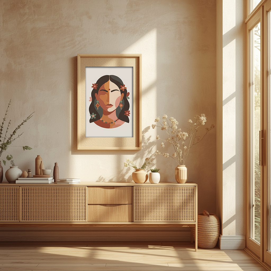 Feminine Muse Contemporary Wall Art