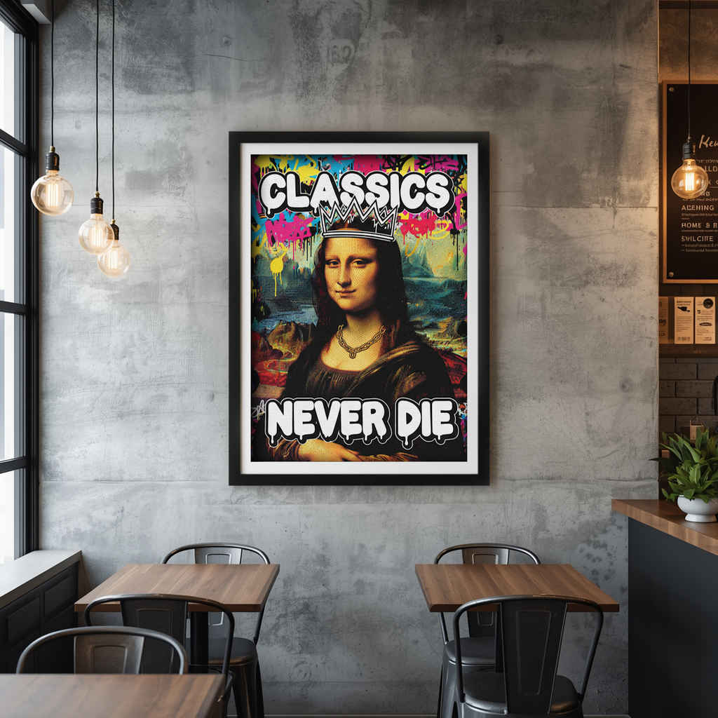 Classics Never Die – Graffiti Mona Lisa