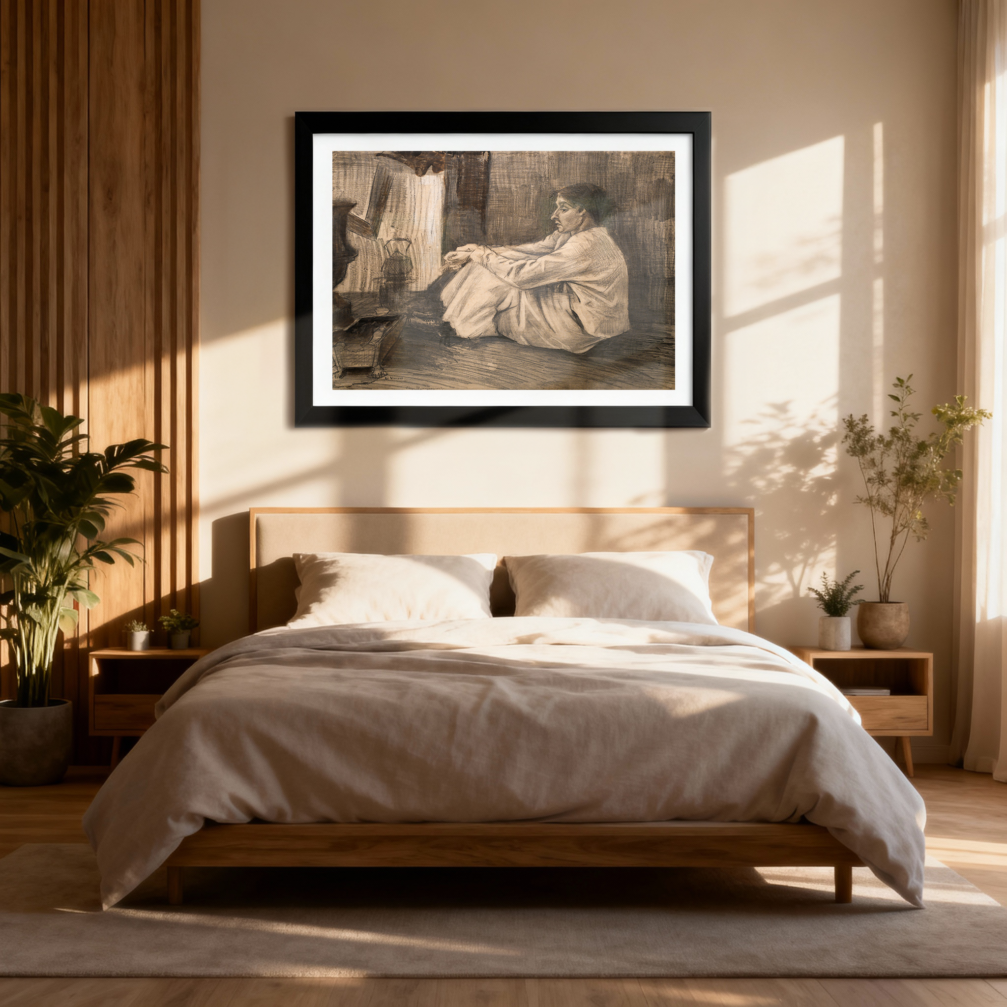 Woman Seated Near the Stove – Vincent van Gogh