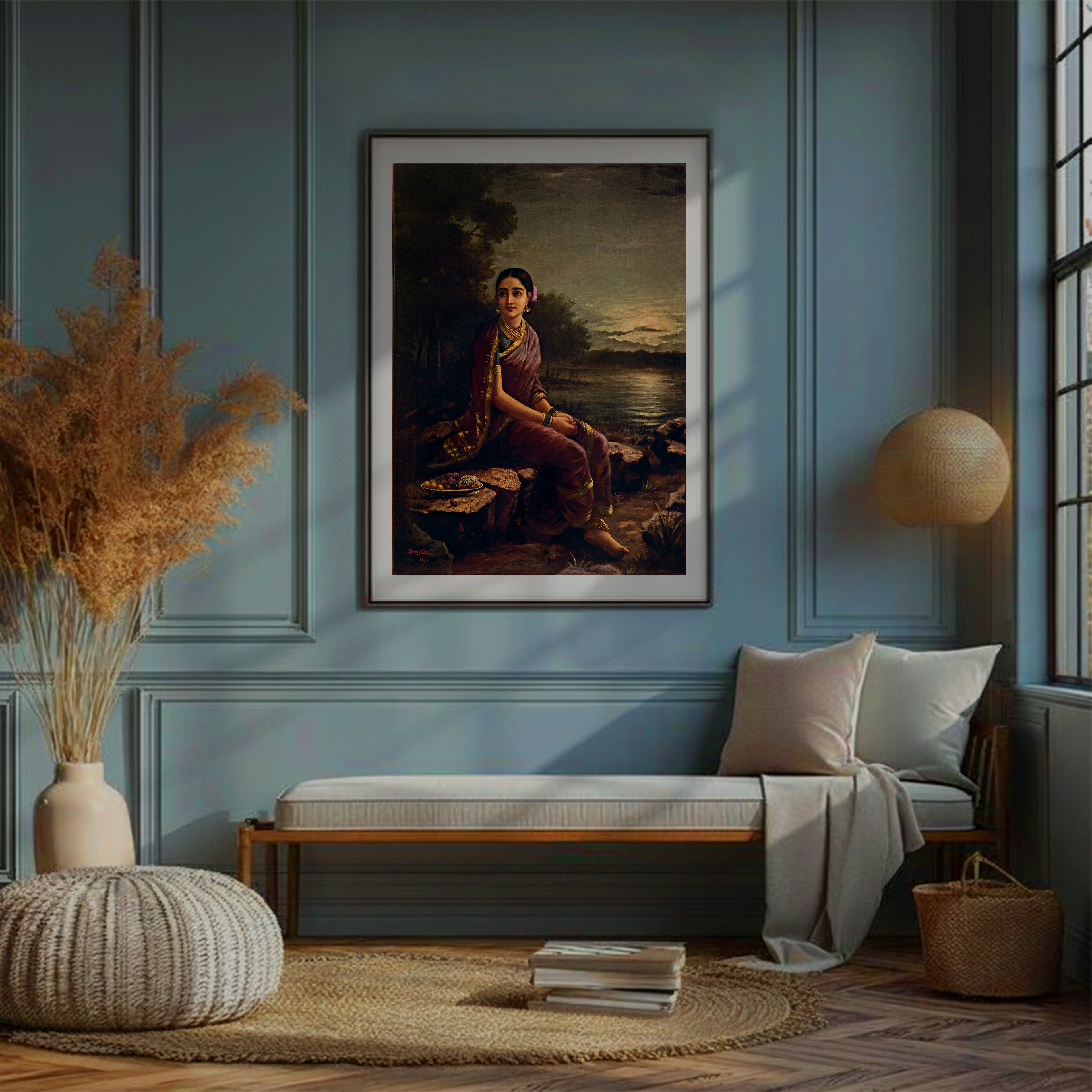 Radha in the Moonlight – Raja Ravi Varma