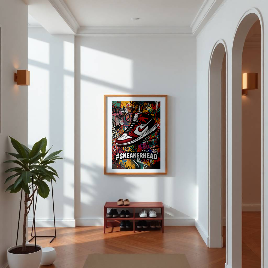 Sneakerhead Graffiti Poster