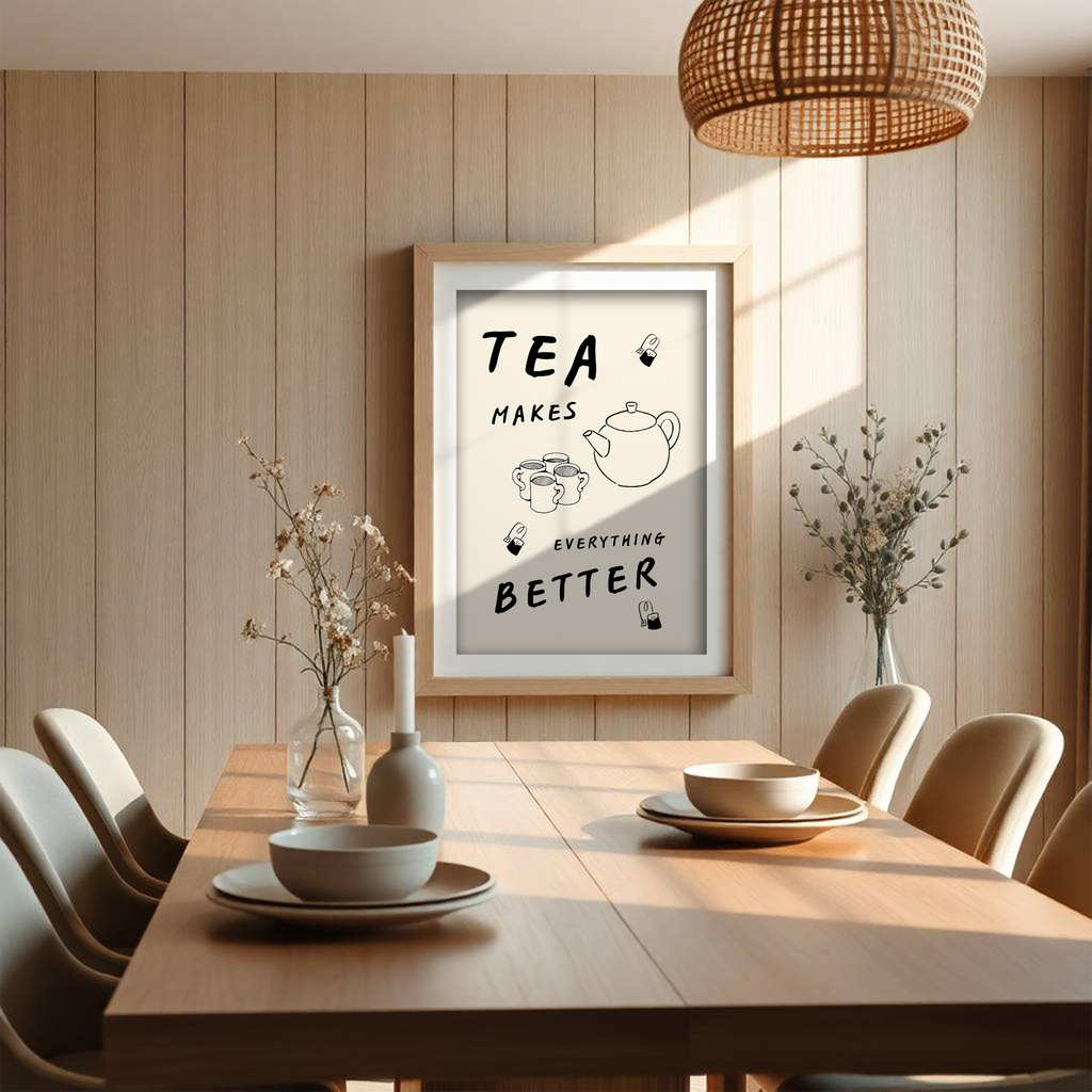 Tea Makes Everything Better (Brown)