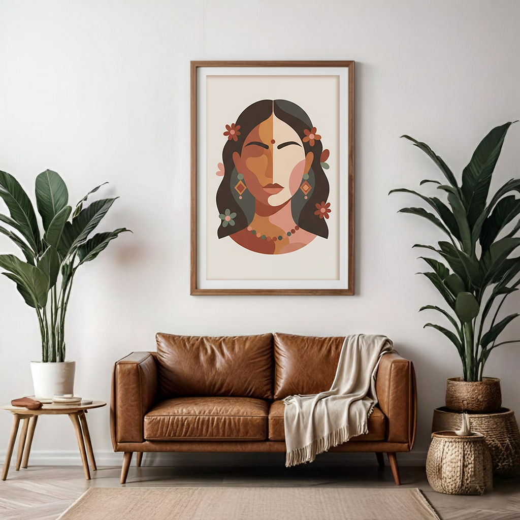 Feminine Muse Contemporary Wall Art