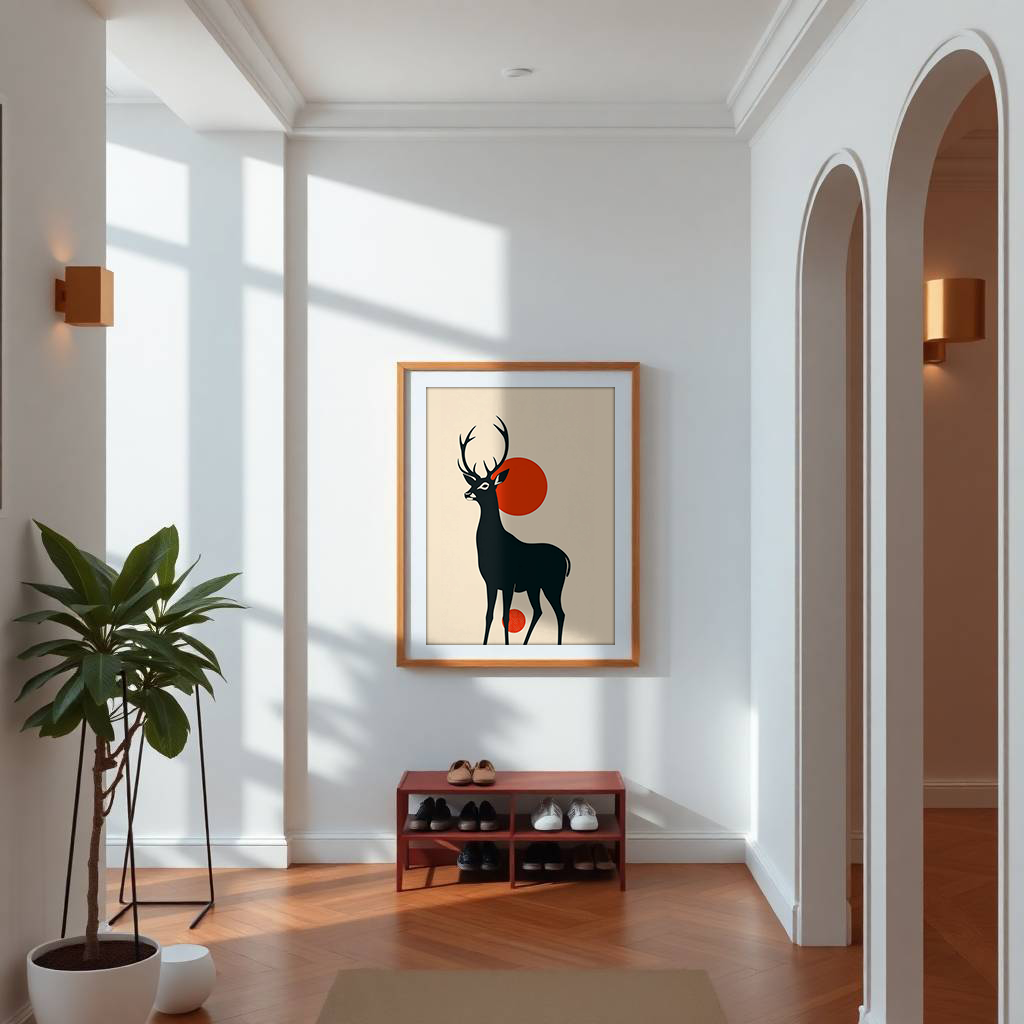 Scarlet Sun Deer