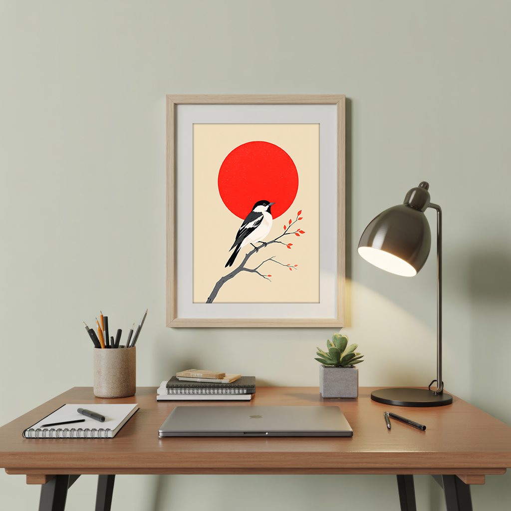Scarlet Sun Bird