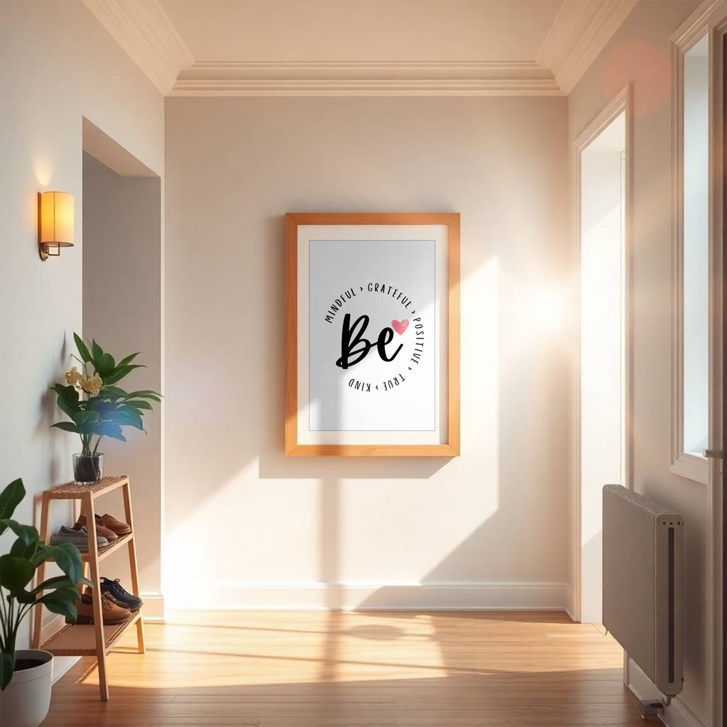 Be – Mindful, Grateful, Positive, True, Kind