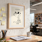 Do Not Disturb – It's Coffee Time (Brown)