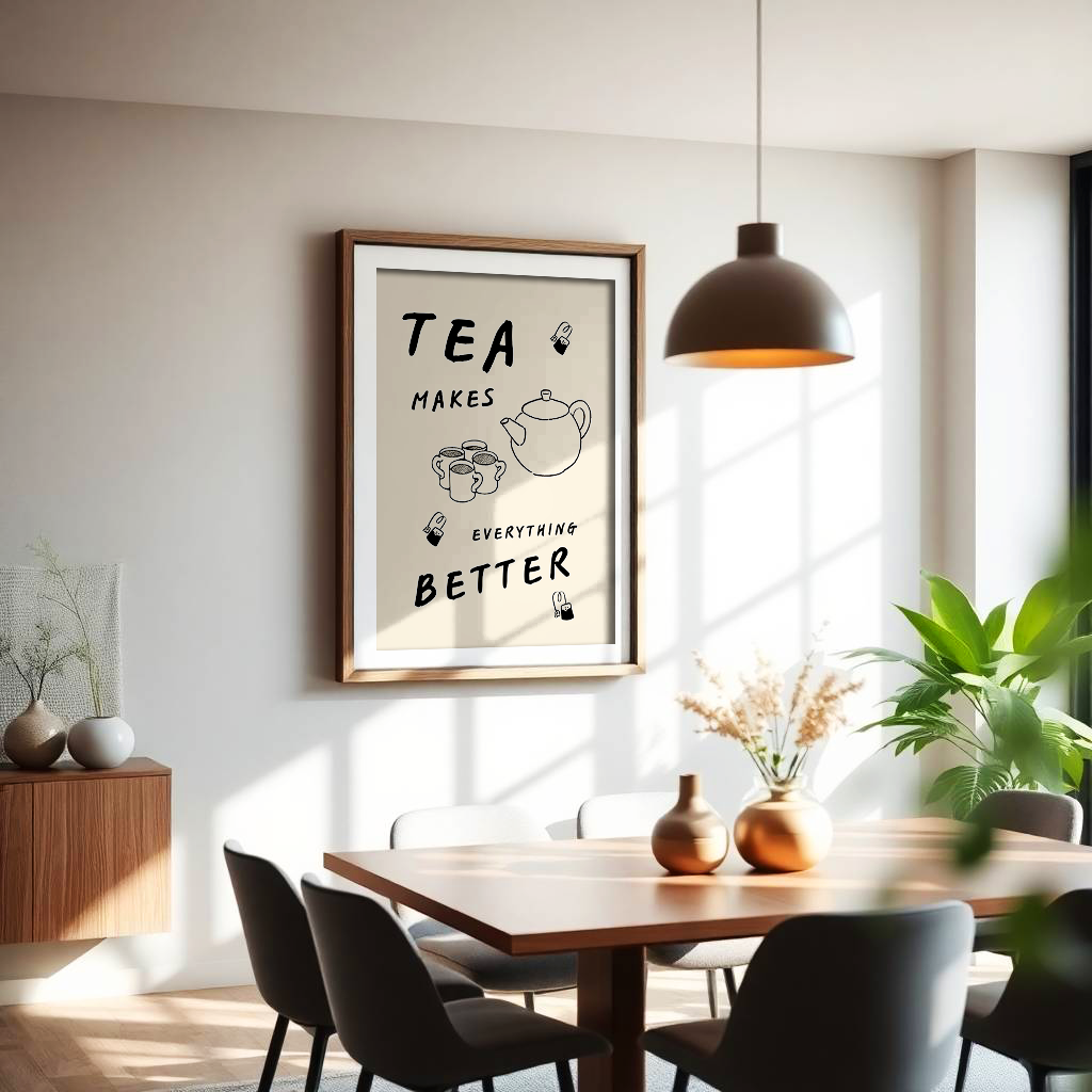 Tea Makes Everything Better (Brown)
