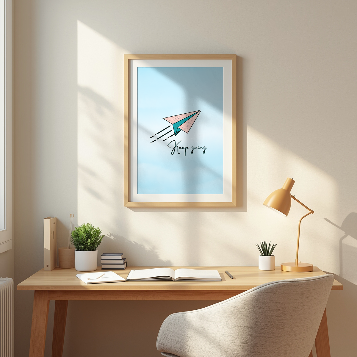 Paper Plane Motivation – Keep Going