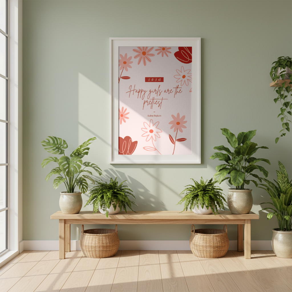 Happy Girls Are the Prettiest – Audrey Hepburn