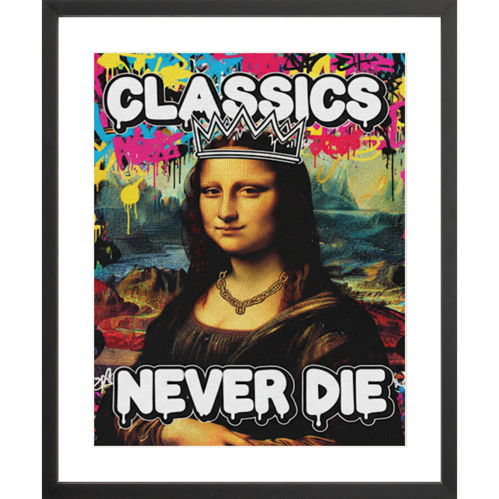 Classics Never Die – Graffiti Mona Lisa