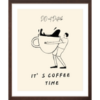 Do Not Disturb – It's Coffee Time (Brown)