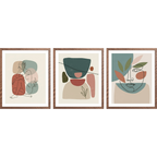 Abstract Minimal Line Art – Set of 3 Wall Frames