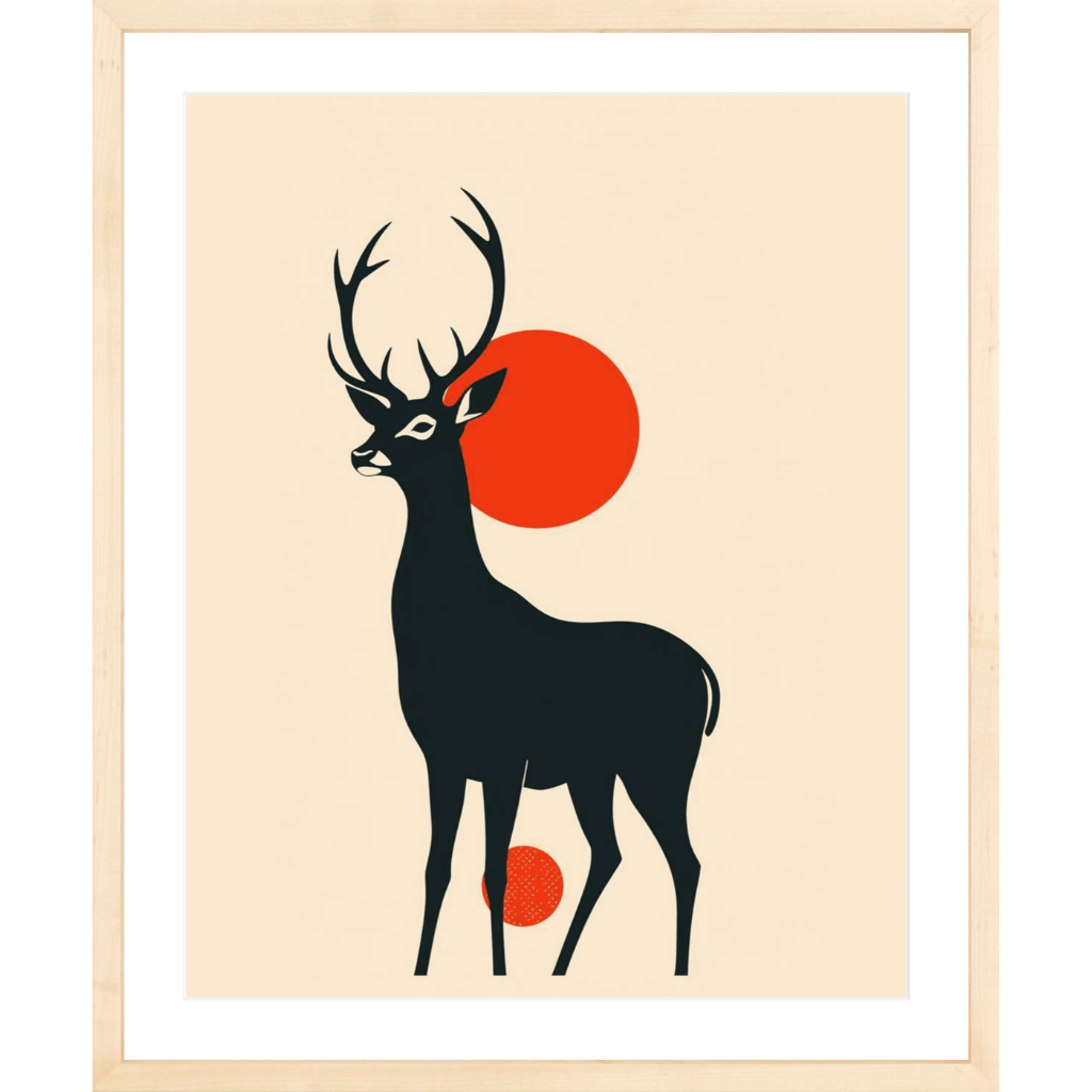 Scarlet Sun Deer