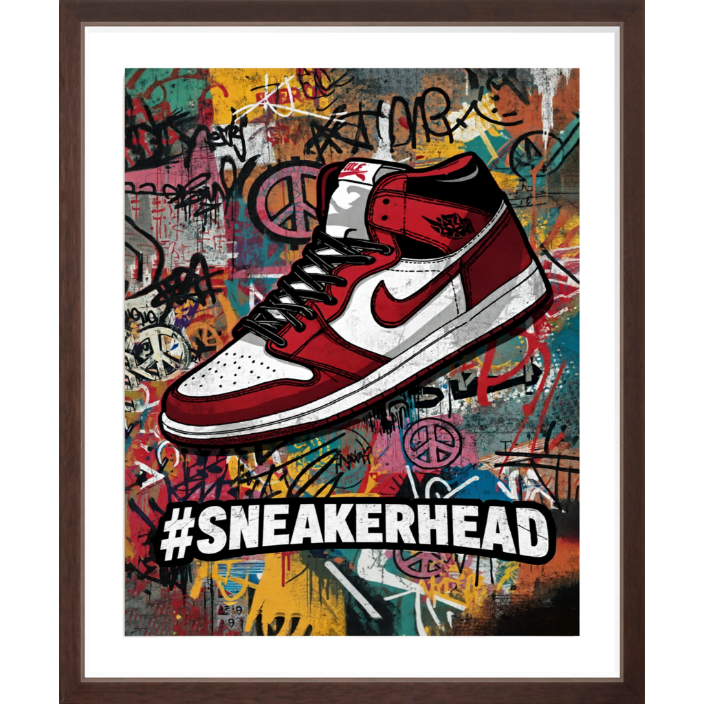 Sneakerhead Graffiti Poster